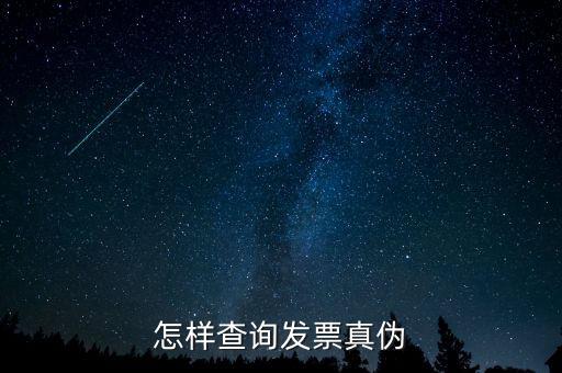 怎樣查詢發票真偽
