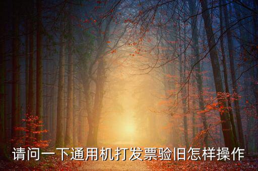 定額通用發票如何驗舊，請問一下通用機打發票驗舊怎樣操作