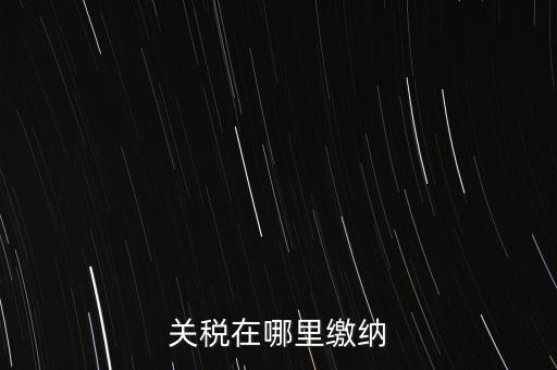 如何用微信青島交關稅，關稅在哪里繳納