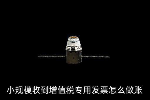 小規模收到增值稅專用發票怎么做賬