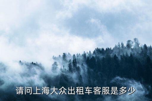 出租車電話如何查詢系統，請問上海大眾出租車客服是多少
