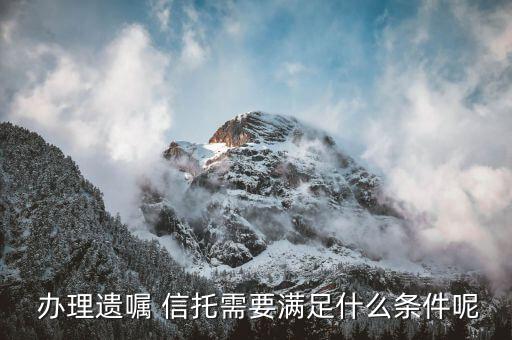怎么辦理信托,信托目的:財產管理計劃細節