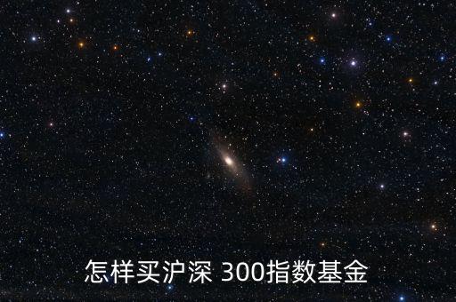 滬深300怎么買,中證300指數基金有境外基金和場內基金