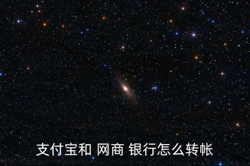 支付寶和 網商 銀行怎么轉帳