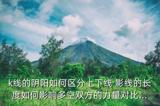 怎么看懂上下影線,影線越長說明拋壓越重或處于頂部區域