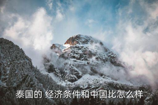 泰國發展經濟怎么樣,泰國不是發達國家而是發展中中國家