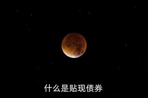 什么是貼現債券