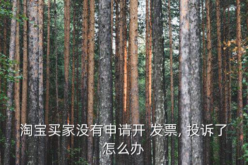 發票投訴師的投訴怎么處理,天貓購物發票問題可以申請售后維權