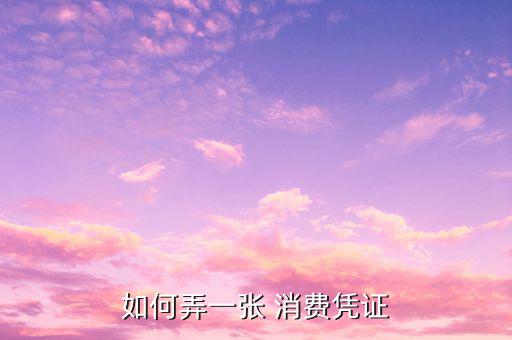 怎么弄到消費貸發票,捷信貸款消費憑證要求