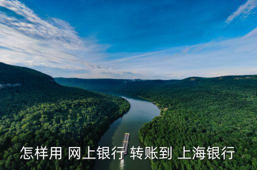 怎樣用 網上銀行 轉賬到 上海銀行