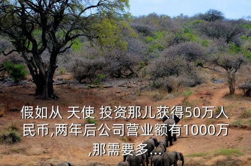天使投資怎么獲得回報,天使投資回報不是以營業額計算