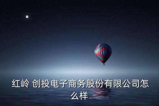  紅嶺 創投電子商務股份有限公司怎么樣