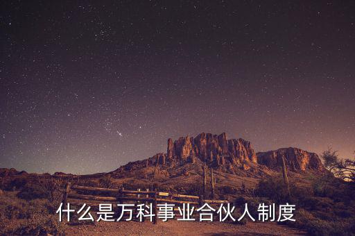 什么是萬(wàn)科事業(yè)合伙人制度，萬(wàn)科的事業(yè)合伙人制度與之前推行的股票期權(quán)激勵(lì)計(jì)劃存在哪些不同