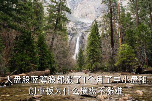 大盤股藍籌股都漲了1個月了中小盤和創業板為什么橫盤不漲難