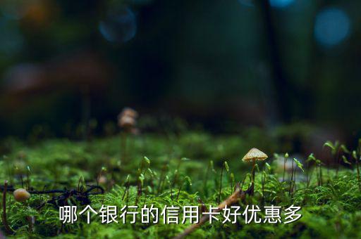 哪個銀行的信用卡好優惠多