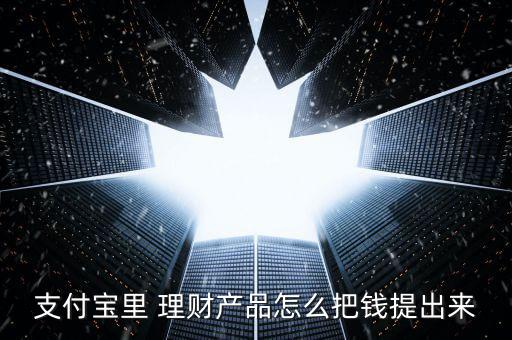 秒錢理財怎么提現金,支付寶理財如何提現?一文看懂