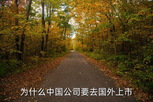 中國企業為什么要在境外上市，為什么有公司要到境外上市