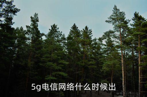 5g電信網絡什么時候出