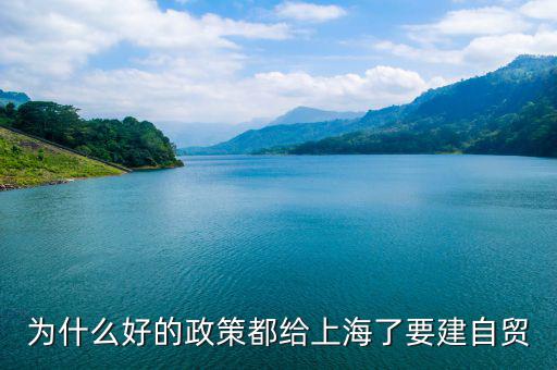 為什么好的政策都給上海了要建自貿
