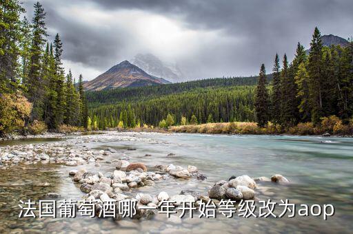 法國發生什么改革，法國葡萄酒哪一年開始等級改為aop