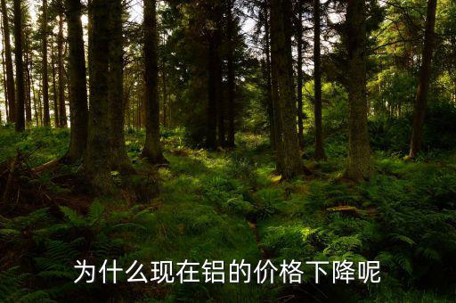 為什么現在鋁的價格下降呢