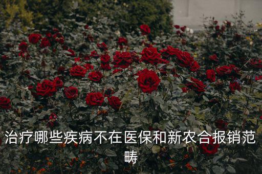 什么病不在醫保范圍，什么病不在報銷范圍
