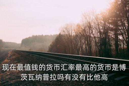 博茨瓦納普拉貨幣為什么這么貴，現在最值錢的貨幣匯率最高的貨幣是博茨瓦納普拉嗎有沒有比他高