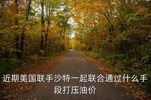 近期美國聯手沙特一起聯合通過什么手段打壓油價