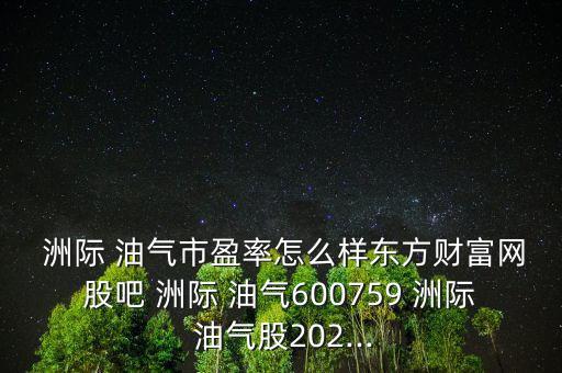  洲際 油氣市盈率怎么樣東方財富網股吧 洲際 油氣600759 洲際 油氣股202...