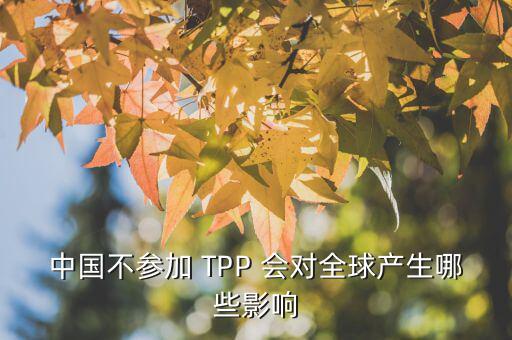 tpp為什么排除中國，從WTO到TPP這些組織和協議對中國影響有多大