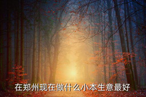 在鄭州現在做什么小本生意最好