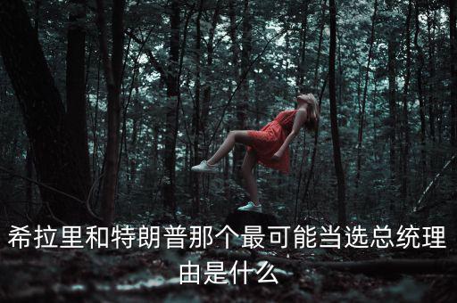 希拉里和特朗普那個最可能當選總統理由是什么