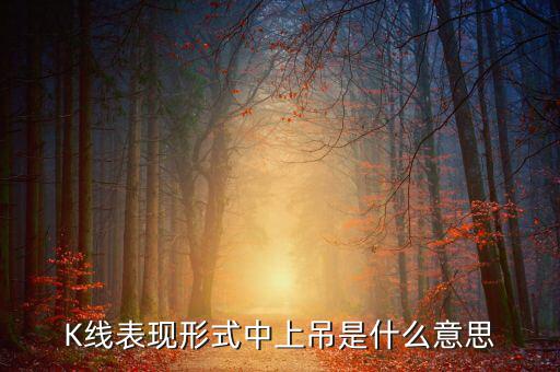 K線表現形式中上吊是什么意思