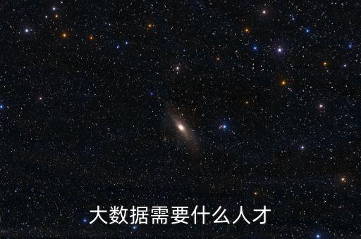 大數據需要什么人才