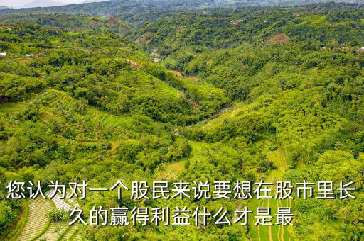什么才是股票中最重要的技術(shù)，您認(rèn)為對(duì)一個(gè)股民來說要想在股市里長久的贏得利益什么才是最