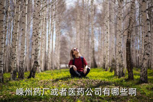 嵊州藥廠或者醫藥公司有哪些啊