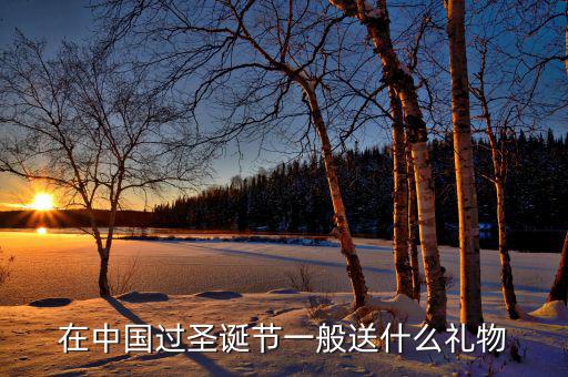 在中國(guó)過(guò)圣誕節(jié)一般送什么禮物