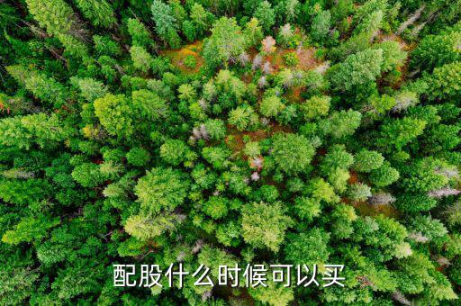 配股什么時候買，配股開始的時間
