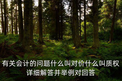 什么是過去的對(duì)價(jià)，什么是對(duì)價(jià)制度