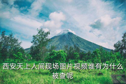 西安天上人間現場圖片視頻誰有為什么被查呢