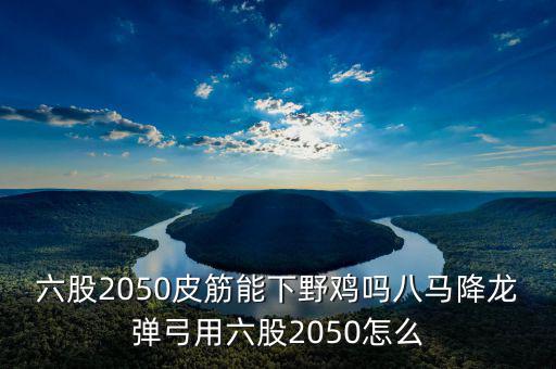 2050四股能下什么貨，2050四股到底配多大的鋼O合適