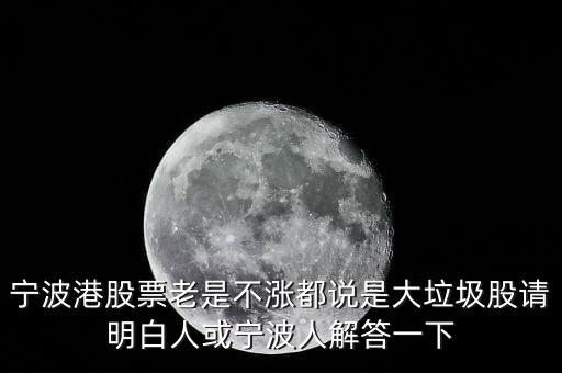 寧波港為什么停盤，寧波港股票老是不漲都說是大垃圾股請(qǐng)明白人或?qū)幉ㄈ私獯鹨幌?/></a></span><span id=