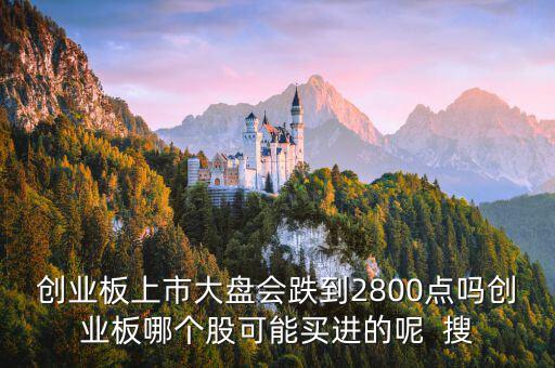 創(chuàng)業(yè)板上市大盤會(huì)跌到2800點(diǎn)嗎創(chuàng)業(yè)板哪個(gè)股可能買進(jìn)的呢  搜