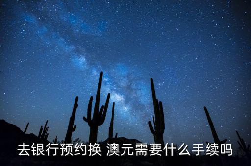 去銀行預約換 澳元需要什么手續嗎