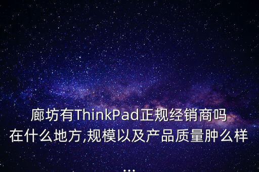 廊坊有ThinkPad正規經銷商嗎在什么地方,規模以及產品質量腫么樣...