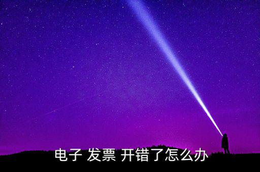  電子 發票 開錯了怎么辦