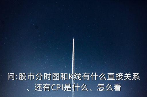問:股市分時圖和K線有什么直接關系、還有CPI是什么、怎么看
