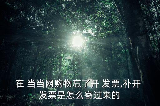 當當網怎么索要發票,當當網自助網上申請服務發票系統已上線