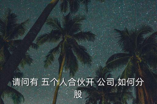 請問有 五個(gè)人合伙開 公司,如何分股