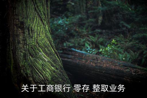 關于工商銀行 零存 整取業務